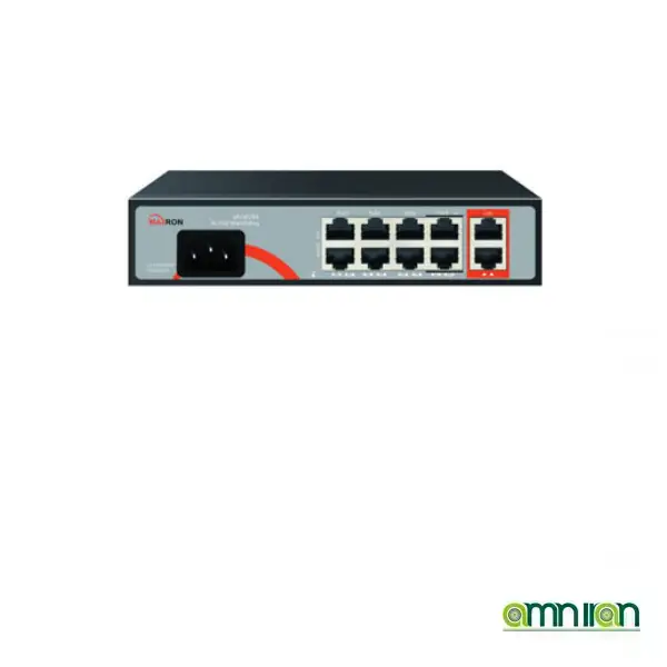 سوییچ شبکه 8 پورت مکسرون مدل +MSW-3008FP-2GL-120I
